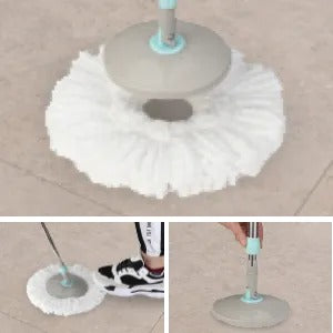 360° Rotating Head Mops with Bucket Mob Deep-cleaning magic mop-microfiber mop
