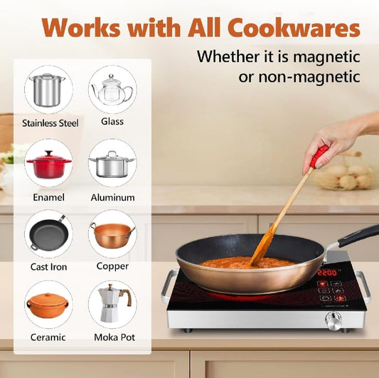 Ancher Plus SV-605 Infrared Cooker & Hot Plate – Multifunction & Digital Display – 3500W | Best Quality Cooker Digital Display ( Random Color )